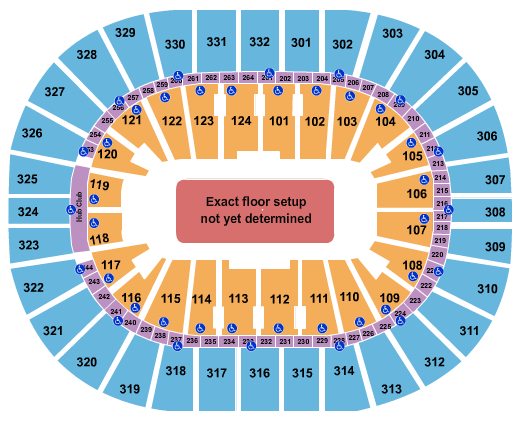 Smoothie King Center Benson Boone Seating Chart